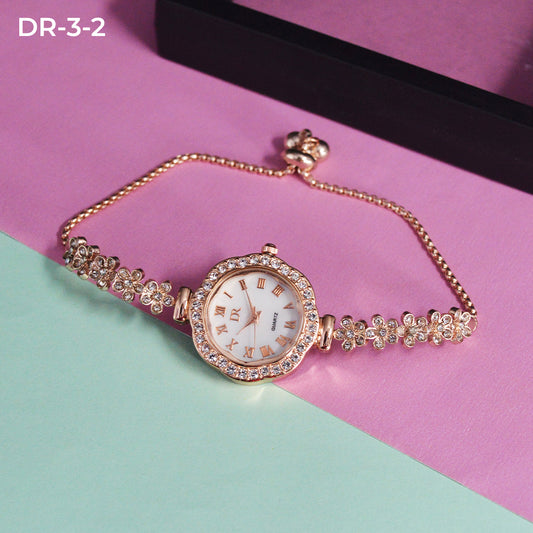Reloj pulsera tipo joya en estuche