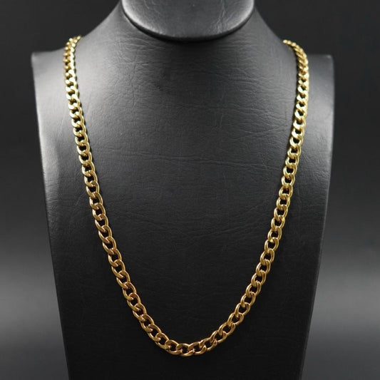 Cadena cubana acero H/M D/P