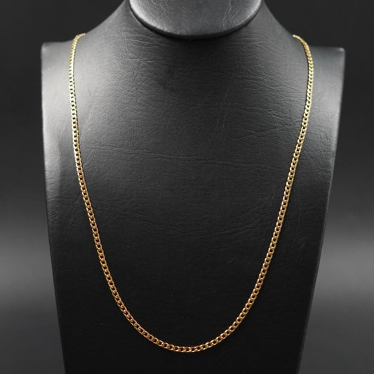 Cadena cubana delgada acero H/M