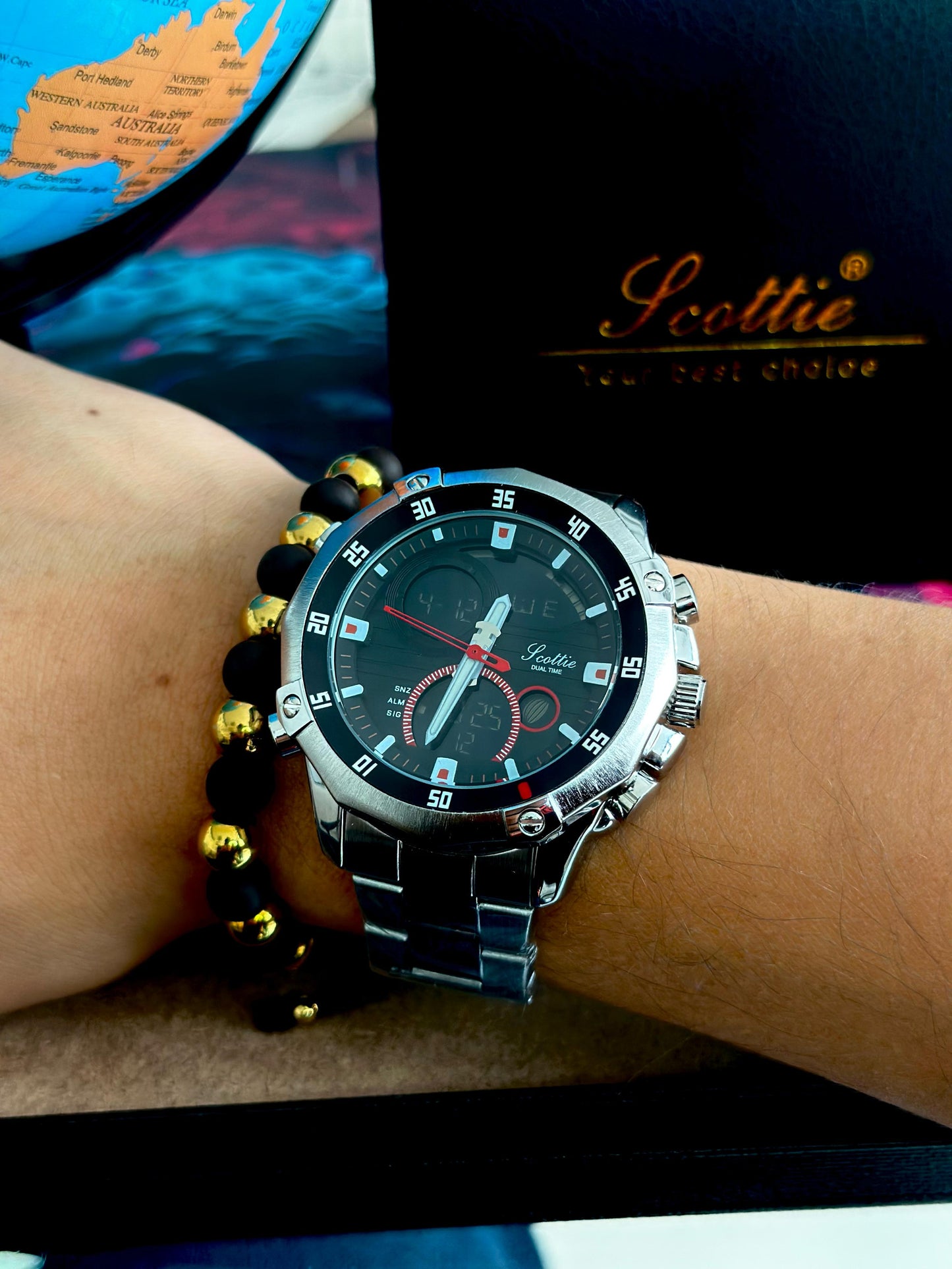 Reloj Scottie 1146 Acero Para Hombre