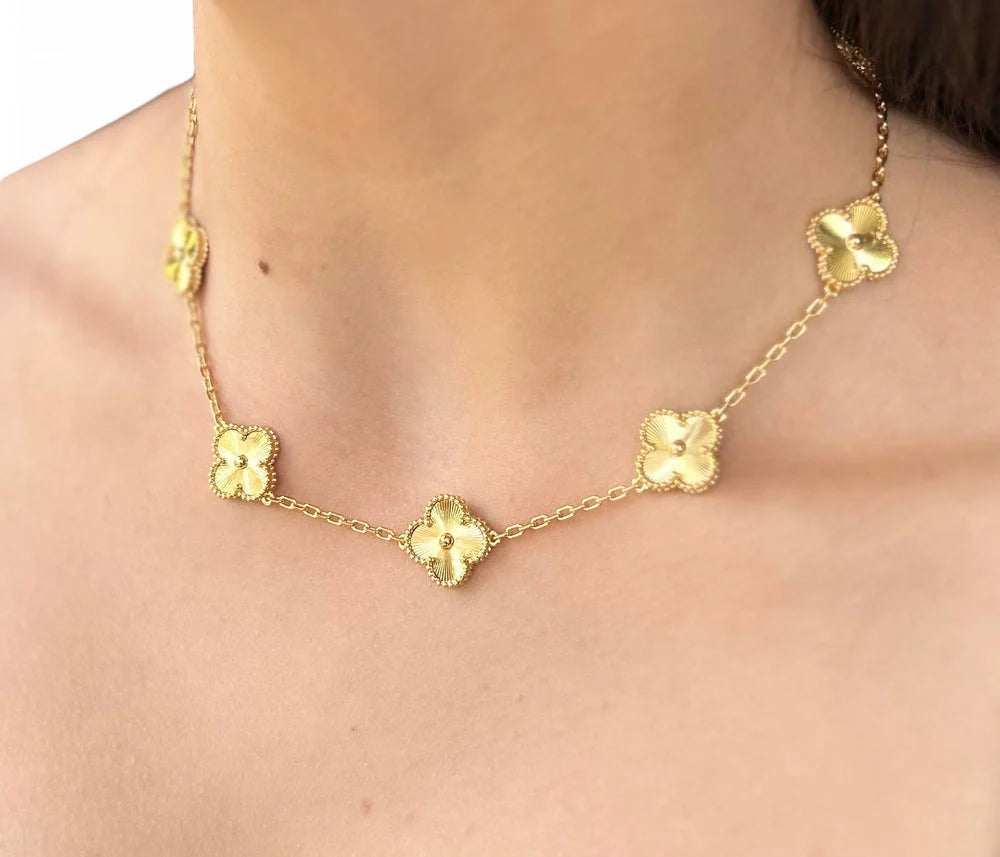 Collar Van Cleef 5 treboles Vintage