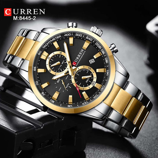 Curre reloj metalico cronografo M 8445