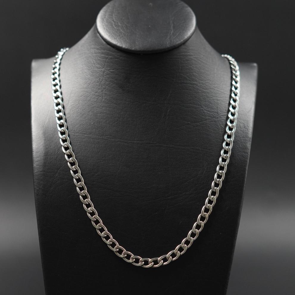 Cadena cubana acero H/M D/P