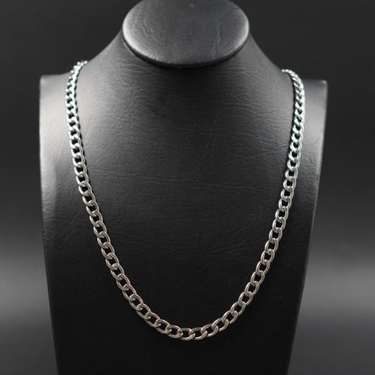 Cadena cubana acero H/M D/P