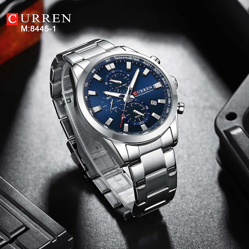 Curre reloj metalico cronografo M 8445