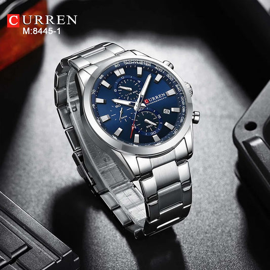 Curre reloj metalico cronografo M 8445