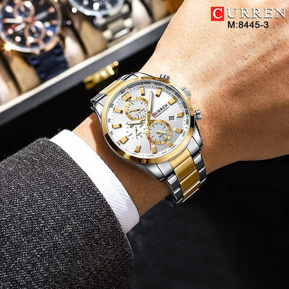 Curre reloj metalico cronografo M 8445