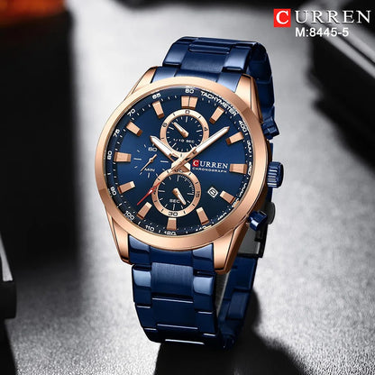 Curre reloj metalico cronografo M 8445
