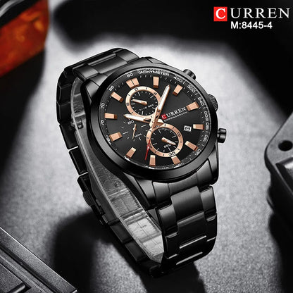 Curre reloj metalico cronografo M 8445